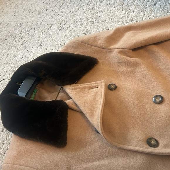 United colours of Benetton vintage wool coat size M great vintage condition - Picture 5 of 11
